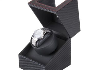 AUTHENTIC WATCH-WINDER Watch Winder watch -Carica Orologio (15.5x14x27 cm) Carbon High-End accessories