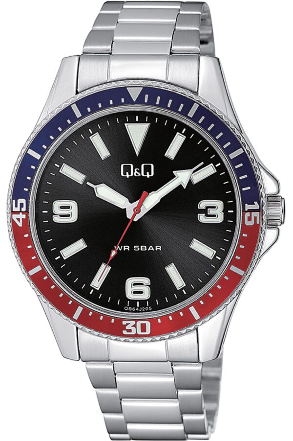 Authentic Q&Q Men 45 mm Metal Quartz Designer Wristwatch  - Q&Q FASHION