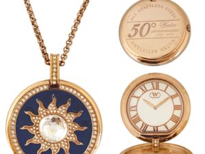 Authentic WINTEX MILANO Women 45 mm SS IP Rose Gold Quartz Top-Quality Necklace / Watch  – WINTEX MILANO