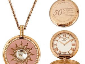 Authentic WINTEX MILANO Women 45 mm SS IP Rose Gold Quartz Top-Quality Necklace / Watch  – WINTEX MILANO