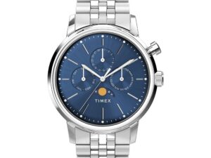 Authentic TIMEX MARLIN MOONPHASE Quartz Sophisticated High-end watch