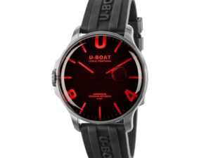 Authentic U-BOAT Men 44 mm Stainless Steel Quartz High-end Wristwatch  – Sapphire Glass – U-BOAT