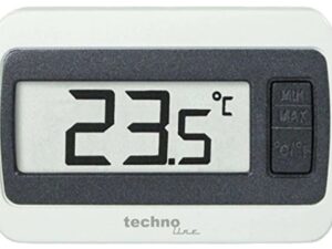 AUTHENTIC TECHNO LINE – Termometro digitale con memoria minima-massima Digital thermometer with minimum-maximum memory Quartz Digit Elegant Clocks