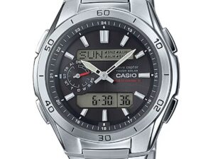 AUTHENTIC CASIO COLLECTION & VINTAGE WAVE CEPTOR Multiband Tough Solar 43.5 mm Elegant Watch