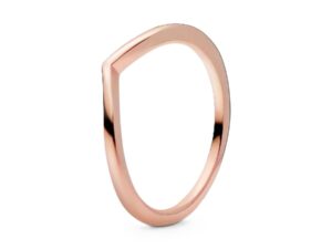 AUTHENTIC PANDORA JEWELS WISHBONE 14K ROSE GOLD-PLATED RING Size ***SPECIAL PRICE*** Silver 925Â° Elegant Jewelry