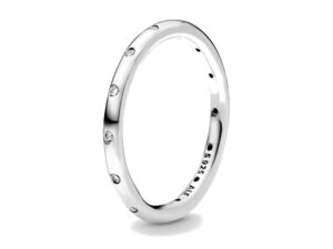 AUTHENTIC PANDORA JEWELS SIMPLE SPARKLING BAND RING Size ***SPECIAL PRICE*** Women Top Quality Jewelry