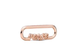 AUTHENTIC PANDORA CHARMS STYLING PEACE WORD LINK ***SPECIAL PRICE*** THAILAND Premium Jewelry