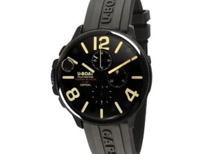 Authentic U-BOAT Men 45 mm SS IP Black Quartz Luxurious Wristwatch  – Sapphire Glass – U-BOAT