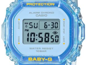 Sophisticated CASIO BABY-G SUMMER JELLY SERIE Light Blue Women WATCH