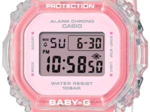 AUTHENTIC CASIO COLLECTION & VINTAGE BABY-G SUMMER JELLY SERIE Pink Multifunction Top Quality Watch