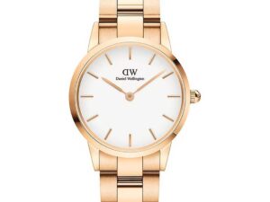 AUTHENTIC DANIEL WELLINGTON ICONIC LINK SS IP Rose Gold Top Quality Watch