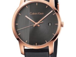 AUTHENTIC CK Calvin Klein CALVIN KLEIN CITY Leather Strap Premium Watch