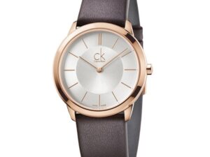 AUTHENTIC CK Calvin Klein CALVIN KLEIN MINIMAL SS IP Rose Gold Elegant Watch