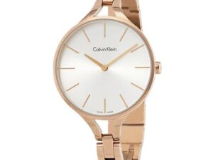 AUTHENTIC CK Calvin Klein CALVIN KLEIN SS IP Rose Gold Elegant Watch