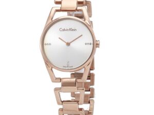 AUTHENTIC CK Calvin Klein CALVIN KLEIN DAINTY – Diamonds SS IP Rose Gold High-End Watch