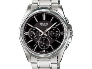 AUTHENTIC CASIO COLLECTION & VINTAGE DAY DATE MULTIFUNCTION BLACK 24H Top Quality Watch