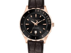 AUTHENTIC TRUSSARDI T-LOGO SS IP Rose Gold Top Quality Watch