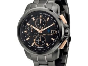 AUTHENTIC MASERATI SUCCESSO SOLAR POWER Chronograph Sophisticated Watch