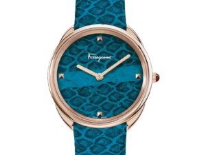 AUTHENTIC SALVATORE FERRAGAMO CUIR Premium Official Box High-End Watch