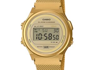 AUTHENTIC CASIO EU VINTAGE ROUND Mesh Elegant Watch