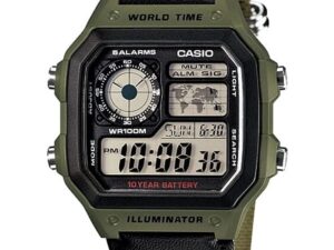 AUTHENTIC CASIO COLLECTION & VINTAGE ILLUMINATOR FUTURE CLASSIC Fabric High-End Watch