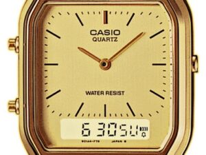 AUTHENTIC CASIO COLLECTION & VINTAGE EDGY Gold Mineral Sophisticated Watch