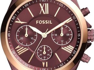 AUTHENTIC FOSSIL MODERN COURIER SS IP Bordeaux Sophisticated Watch