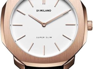 AUTHENTIC D1 MILANO SUPER SLIM GOLD Only Time Top Quality Watch