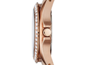 Authentic FOSSIL Women 38 mm SS IP Rose Gold Quartz Elegant Wristwatch  – FOSSIL GROUP WATCHES