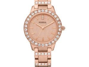 Authentic FOSSIL Women 34 mm SS IP Rose Gold Quartz Elegant Wristwatch  – FOSSIL GROUP WATCHES