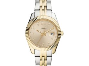 AUTHENTIC FOSSIL SCARLETTE MINI SS IP Gold Elegant Watch