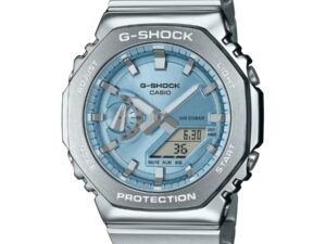 AUTHENTIC CASIO G-SHOCK OAK G-STEEL LIGHT BLUE Quartz Elegant Watch