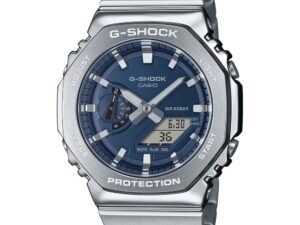 AUTHENTIC CASIO G-SHOCK OAK G-STEEL PETROL BLUE SS & Resin Designer Watch