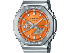 AUTHENTIC CASIO G-SHOCK OAK G-STEEL VIVID ORANGE Quartz Top Quality Watch