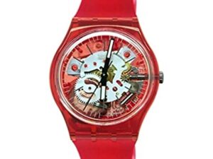 AUTHENTIC SWATCH ROSSO BIANCO 34 mm Top Quality