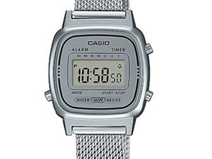 AUTHENTIC CASIO COLLECTION & VINTAGE MINI Steel Silver Mesh Designer Watch