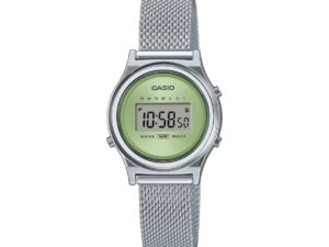 AUTHENTIC CASIO COLLECTION & VINTAGE MINI SLIM LEMON GREEN Multifunction Sophisticated Watch