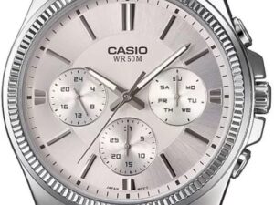 AUTHENTIC CASIO COLLECTION & VINTAGE DAY DATE MULTIFUNCTION WHITE Day Exclusive Watch