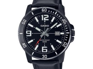 Authentic CASIO COLLECTION & VINTAGE Men 45 mm SS IP Black Quartz Designer Wristwatch  – CASIO SPORT COLLECTION