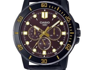 Authentic CASIO COLLECTION & VINTAGE Men 45 mm SS IP Black Designer Wristwatch  – CASIO COLLECTION