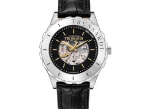 AUTHENTIC TRUSSARDI MILANO T-LOGO AUTOMATIC Mineral Designer Watch