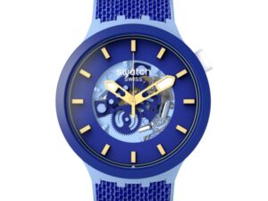 AUTHENTIC SWATCH BOUNCING BLUE Switzerland Designer