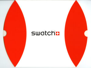 AUTHENTIC PoS MATERIAL SWATCH GIFT (21X25 – red) pcs. Switzerland Elegant Watch accessories