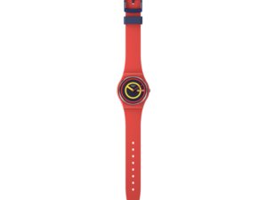 AUTHENTIC SWATCH CONCENTRIC RED 34 mm Elegant