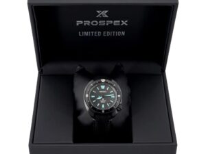 AUTHENTIC SEIKO PROSPEX DIVERS – BLACK SERIE NIGHT VISION TORTUGA AUTOMATIC LIMITED EDITION Premium SS IP Black High-End Watch