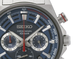 Authentic SEIKO Men 41 mm Stainless Steel Quartz Exclusive Wristwatch  – SEIKO