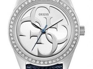 AUTHENTIC GUESS G-TWIST Leather Strap Designer Watch