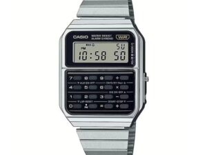 Authentic CASIO COLLECTION & VINTAGE Unisex 34 mm Stainless Steel Quartz Designer Wristwatch  – CASIO VINTAGE