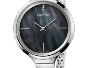 Authentic CK Calvin Klein Women 34 mm Stainless Steel Quartz Top-Quality Wristwatch  – Mother of Pearl Dial – CALVIN KLEIN