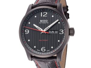 Authentic MIDO Men 42 mm SS IP Black High-end Wristwatch  – Sapphire Glass – MIDO